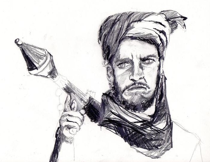 Taliban with small hands